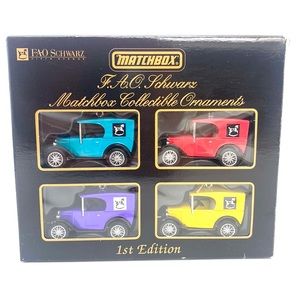Matchbox 1st Edition F.A.O. Schwarz Collectible Christmas Ornaments Series #1